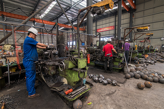 新沂网架配件车间